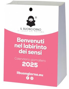 2025 The God Morning Läser Från Morgonen | Genial Filosofisk Presentidé Med Positivt Meddelande | ENDAST A6-storlek 10 x 14 cm på italienska