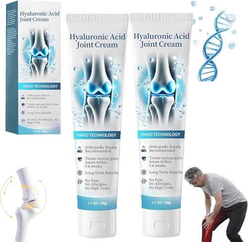 Arthroheal Crème réparatrice pour articulations à l'acide hyaluronique, crème pour soulager la douleur arthroheal, crème de thérapie articulaire et osseuse, pour le dos, le cou, les mains, les genoux