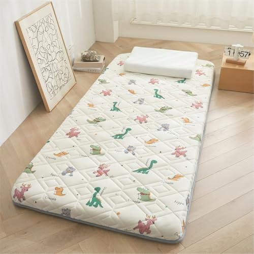 Materasso futon giapponese, spessore 5 cm, 80 x 190 cm, doppio formato, in schiuma ad alta densità, per alleviare la pressione, sollievo dal dolore alla schiena, soluzione confortevole (BB 90 x 200 cm