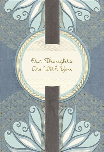 Hallmark Sympathy Card from All (Gold Foil Tapestry)