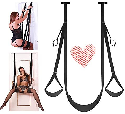 Yoga Swing set, altalena nera della porta per il gioco sport pilates