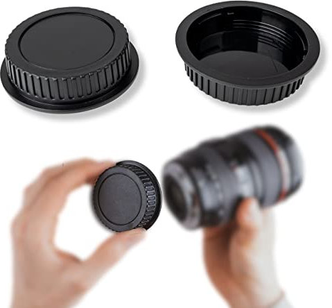 Tapa Trasera de Lente Lens-Aid (Trasera) Adecuada para Lentes Nikon F con Bayoneta de Montura F