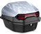 ABESTME Motorradkoffer Topcase, Topcase für Roller, Motorrad Daily Tail Box Trunk Carrier Kunststoffkoffer mit Sicherheitsschloss, Wasserdicht Motorrad Top Box mit Installieren Platte (Grau)