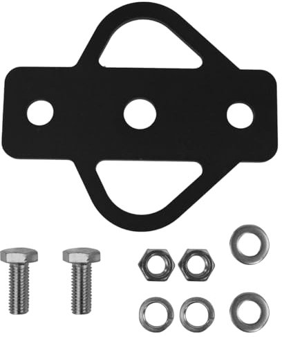 CENPEK Adaptateur d'attelage de remorque à 3 Voies, Support d'attelage en Acier avec Boulon pour VTT, Tondeuse à Gazon, voiturette de Golf, Chariot de Jardin, Tracteur de Jardin