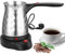 BORDEAG Cafetière Turque Electrique Avec Poignée, 500ml Machine À Expresso À Induction, Machine À Café Électrique Turque, Cafetière Électrique Turque, Pour La Maison (Argent)