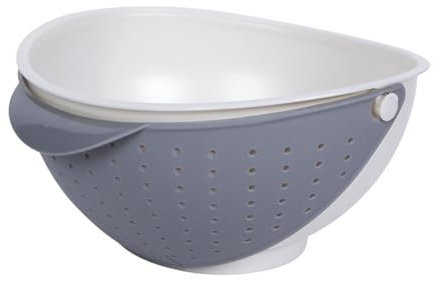 Scodella per colino, colino per verdure,Scodella da cucina rotante per ciotola per il lavaggio della frutta con ciotola | Colino per lavare le verdure, colino per frutta con manico, ciotola per scolar