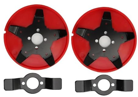 Xbsduih Disco de desmaleza, cabezales cortadores de hierba para comedores de malezas, disco de deshierba, disco de desmaleza, terrenos montañosos, 2 unidades