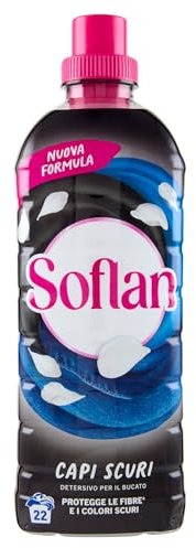 Soflan Detersivo Lavatrice Capi Scuri 22 Lavaggi 900ml, 900ml