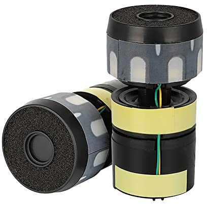 Pqahffowr Capsule de Noyau de Microphone Dynamique 2 Pièces en Plastique pour Le Remplacement de la Capsule de Microphone sans BETA58