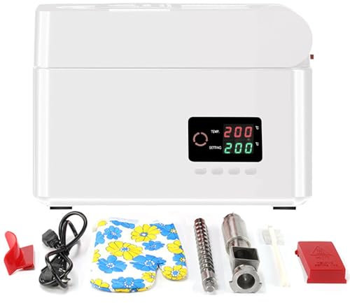 SHENGSHIYU Ölpresse Kalt, Nüsse Öl Presse Leichte Reinigung Öl Maschine für Den Privaten und Gewerblichen Gebrauch,White