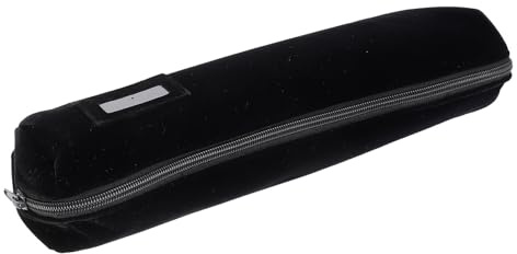 MUCKLILY Porta Orologi Compatto e Leggero Nero Design Delicato, Rotolo Porta Braccialetti e Custodia da Viaggio per Esposizione in Negozio di Accessori