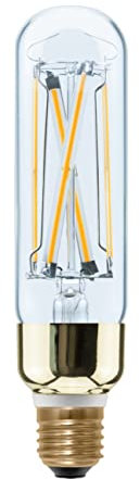 SEGULA TUBO LED ALTO BRILLO TRANSPARENTE E27 14W 2700K REGULABLE