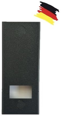 Rolladengurt Abdeckung Lochabstand 105mm, Gurtwickler Abdeckung Montage ohne Gurtausbau, DIY, Blende,Cover,Strukture (Schwarz)