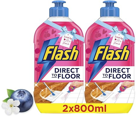 Flash Direct to Floor Berry & Cherry Blossom All Purpose Floor Cleaner 2x800ML