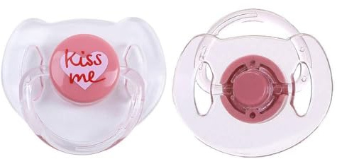 Dioche Ciucci Magnetici per Bambole Reborn 4 Pezzi Accessori per Bambole Realistiche Capezzoli Magnetici Forniture per Ciuccio per Artisti Rinati Blu Verde Rosa Bianco (1 pz)