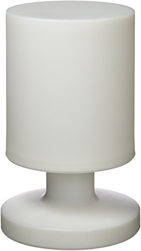 Reality Leuchten R57071101 A+, LED Akku Aussenleuchte, Acryl, 1,5 watts, Weiß, 13.0 x 13.0 x 20.5 cm [Energieklasse A+]