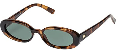 Le Specs OUTTA LOVE LSP2202446 - Gafas de sol ovaladas para hombre y mujer con alta protección UV, Green Mono/Tort