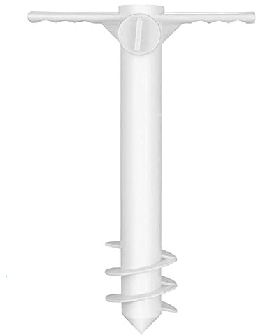 Taylor & Brown Beach Umbrella Sand Anchor, Umbrella Holder Fishing Pole with 3 Spiral Screw, Size Fits All Beach Umbrella, Safe Stand for Strong Winds