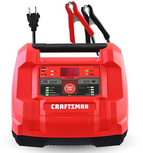 CRAFTSMAN 6A Car Battery Charger & Maintainer, 6V/12V â CMXCESM253