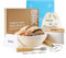 Bread Basket Kit for Sourdough Starter Proofing by Bakingo, With 10 Inch Natural Rattan Bread Basket, Bread Lame, Bread Bag, Dough Scraper, Measuring Mat, and Danish Whisk for Banneton Proofing