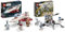 LEGO 75333 Star Wars Obi-Wan Kenobi’s Jedi Starfighter, Buildable Toy with Taun We Minifigure, Droid Figure and Lightsaber & 75345 Star Wars 501st Clone Troopers Battle Pack Set