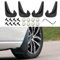 deemars 4 Stück Kotflügel ohne Bohren Schmutzfänger mit Hardware-Set, seitlicher Spritzschutz vorne und hinten, Autozubehör Universal-Schmutzfänger für Auto LKW SUV