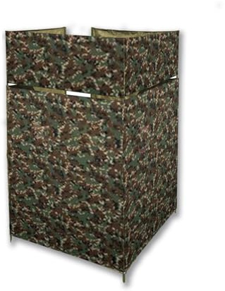Puesto de caza tipo pantalla de 4 lados en aluminio alto 120 cm + suplemento 40 cm. peso 3,5 Kg…