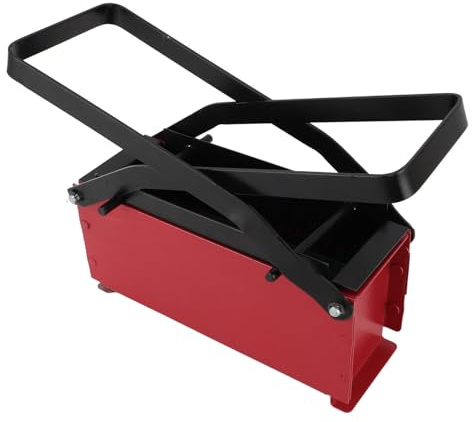 Locadence Paper Brick Maker, Newspaper Briquette Maker, Iron Easy Operating Paper Log Maker, Multifunctional Paper Log Briquette Maker for Heating Fire Stove Home Tool
