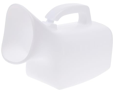 JHKNNK Botella de Orina para Mujeres Transparente 1000 Ml Tapa Sellada, Recipiente de Drenaje Urinario para Hospital y Pacientes Postrados en Cama