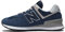 New Balance Damen 574 Sneaker, Navy, 40 EU