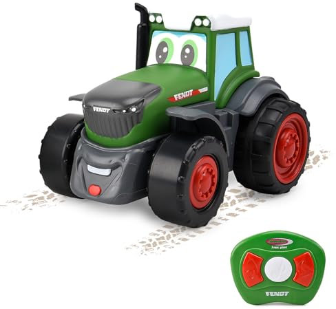 JAMARA 405320 Fendt My First RC Traktor 2,4GHz mit Sound - Landwirtschaft Spielzeug, Spielzeugtraktor Kleinkind, Geschenk für Kinder, Erstes ferngesteuertes Fahrzeug