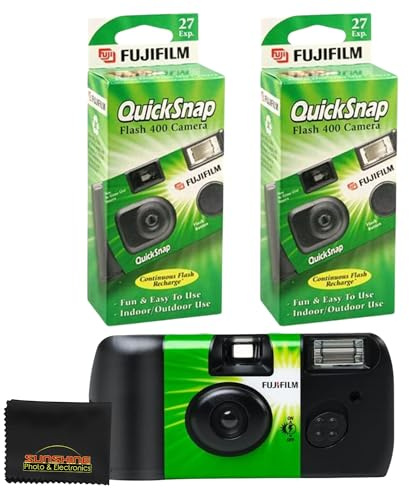 Fujifilm QuickSnap Flash 400 One-Time-Use Camera (2 Boxes)