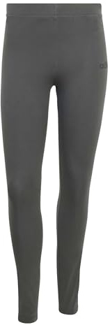 adidas Women's ESSENTIALS LINEAR COTTON LEGGINGS, grey six/black, M