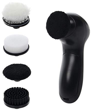 MYXJX electric shoe polisher, Electric Shoe Shine Kit,Electric Brush Shoe Shiner Cleaner Portable Care Kit for Shoes, Bags, Sofa