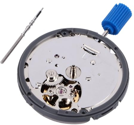 Fockety NH39A Quartz Watch Movement, Högprecis Standard Metal Automatisk Mekanisk Watch Movement, Portabel Exakt Tid Enkel Installation Kvarts Titta på Rörelse Mekanism för Klockor