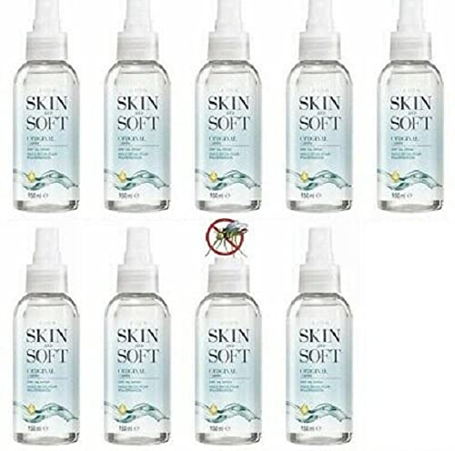 9 x Avon Skin So Soft Dry Oil Body Spray Insect Repellant Properties