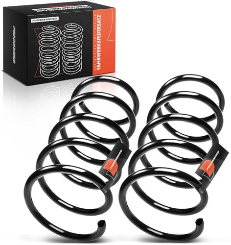 Frankberg 2x Muelles de chasis Muelles de suspensión Compatible con Twingo I C06 1.2 1.2 16V 1993-2007 Replace# 8470616,7700410852