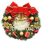 Ghirlanda Natalizia, 30cm/12in Christmas Wreath Ghirlanda di Buon Natale Decorativa, Xmas Wreath Artificiale ghirlanda per porta di casa,caminetto e decorazione da parete