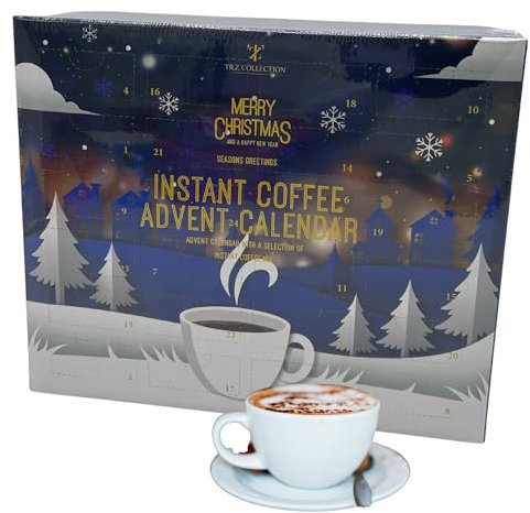 Coffee Advent Calendar 2025 | Countdown To Christmas With 24 Unique Assorted Flavours | Gifts For Coffee Lovers | Food Advent Calendar For Men, Women