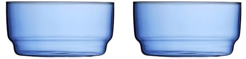 Lyngby Glas Torino Schale, Schüssel, 12 cm, 2 Stck., Blau