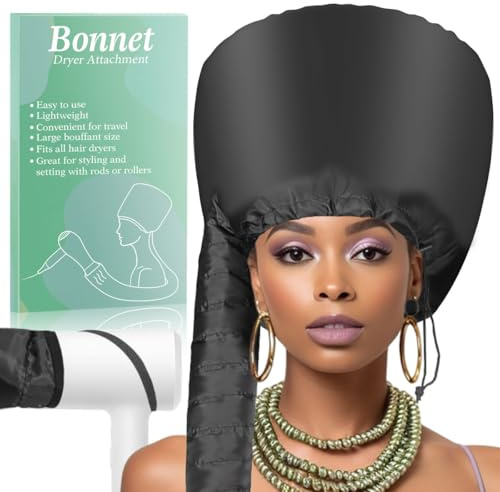Hooded Hair Dryer Bonnet Fast-Drying Bonnet Hair Dryer for Natural Hair