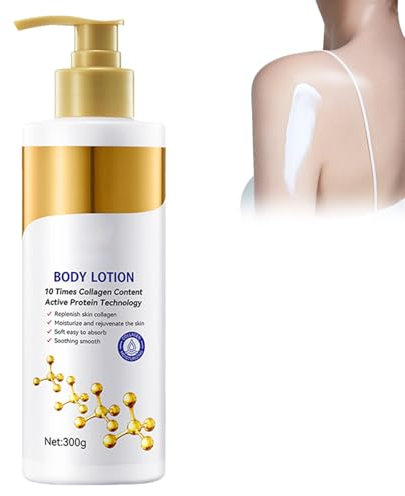 Lotion pour le corps 300g, crème hydratante pour le corps,Lotion pour les femmes, lotion corporelle à absorption immédiate, hydratant et éclaircissant pour tous les types de peau
