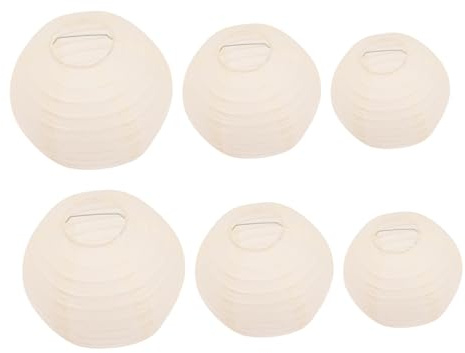 DIYEAH 6 Piezas Decoración De Faroles De Papel Diy Faroles Colgantes Escenas Creativas Artesanales Para Decoración De Festivales