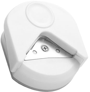 Hörnrundare i papper, slät radie, 6 x 5,5 x 2,1 cm, rund kanttrimmer, hörnskärningsverktyg, lätt att använda, för journaltillverkning, hantverk, arbetsplats