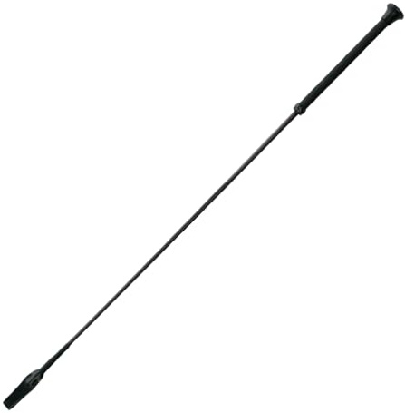 GS Equestrian Riding Crop – Rubber Grip Handle Horse Crop for Schooling & Everyday Riding