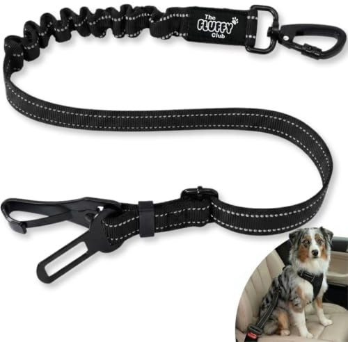 Hundesicherheitsgurt fürs Auto, Elastischer & Verstellbarer Hundegurt