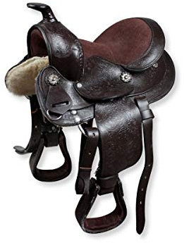 Silver Star Sella Pony Western Marrone 10” = 25,5 cm
