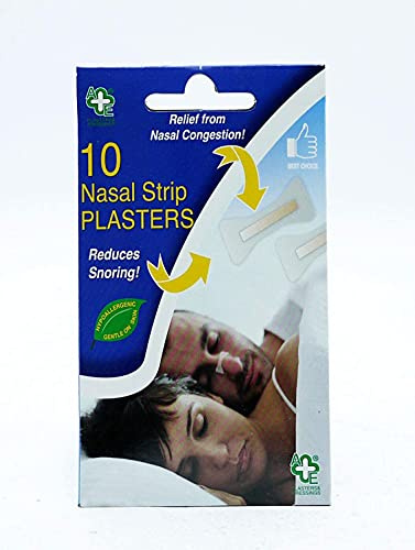 vapewaves 10 x Nasal Strips Snoring Breath Sleep Plaster Stop Congestion Relief Sports Aid
