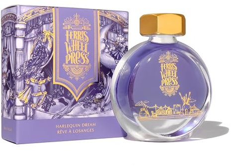 Ferris Wheel Press Fountain Pen Ink, Everyday Ink Collection, Deep Periwinkle Blue, 38ml