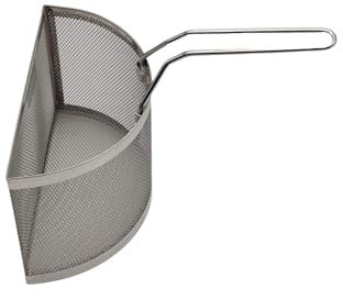 Cestello singolo per la cottura di pasta e verdure, ideale per cucinare a vapore in acciaio inox.